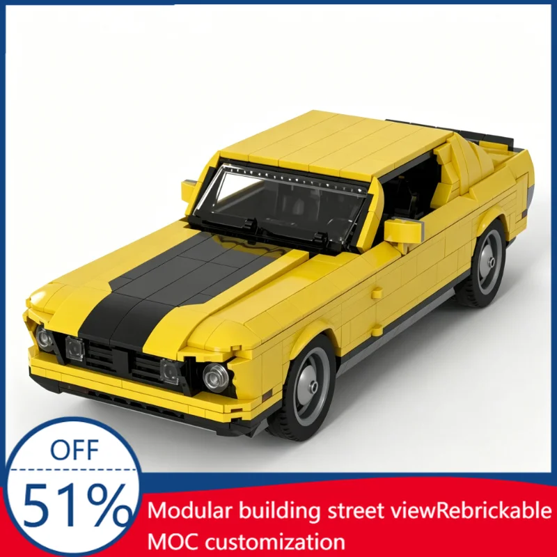 

1284PCS Classic Sports Car Model Building Blocks DIY Assembly Educational Toy Home Decoration Birthday Christmas Festival Gift
