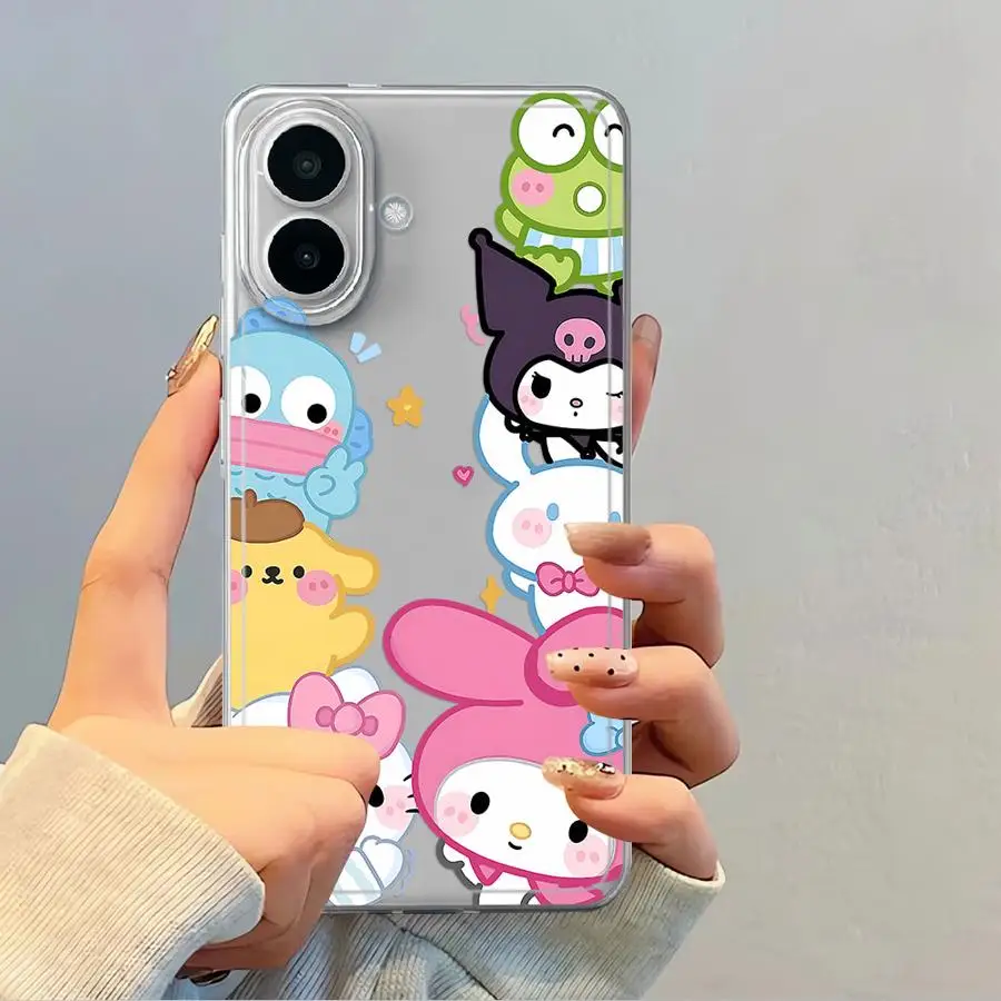 Case for Samsung Galaxy A55 A23 A33 A52 A25 A51 A54 A15 A56 A50 A52 A31 A34 A35 A26 A24 A36 A27 A14 A16 Phone Cover Cute Sanrio