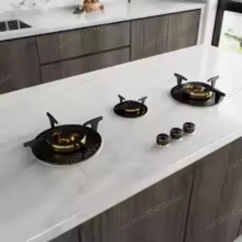 All Built-in 2/3 Burner Gas Stove Fully Embedded Gas Cooker 5.0kw Fierce Firepower Home All Built-in Hobs Gas Range Cooktop