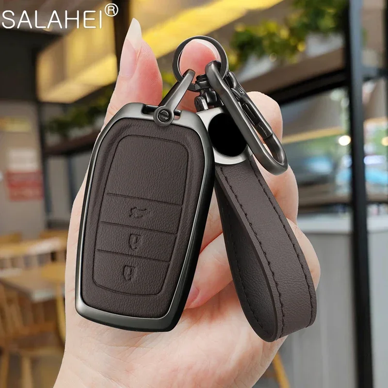 Auto Smart Key Case Cover Shell für Toyota Land Cruiser Prado Krone tlk Yaris Cross Hilux Innova Fortuner Camry 55