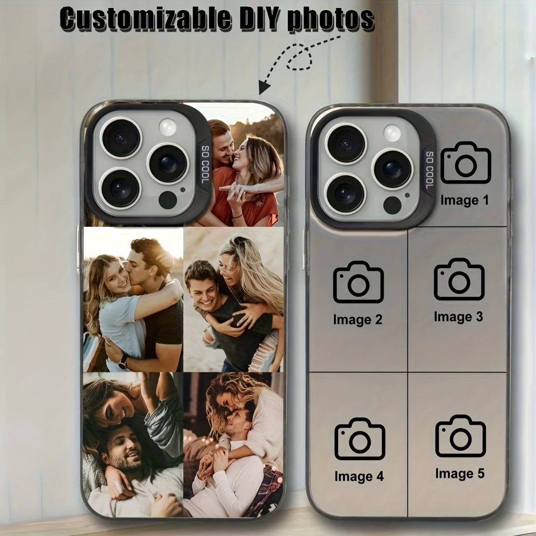 Personalization Custom Multi Photo IMD Phone Case For iPhone