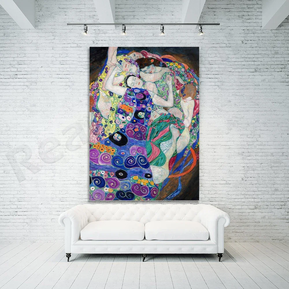 Gustav Klimt Poster, The Virgin, Downloadable Art Print, Instant Download