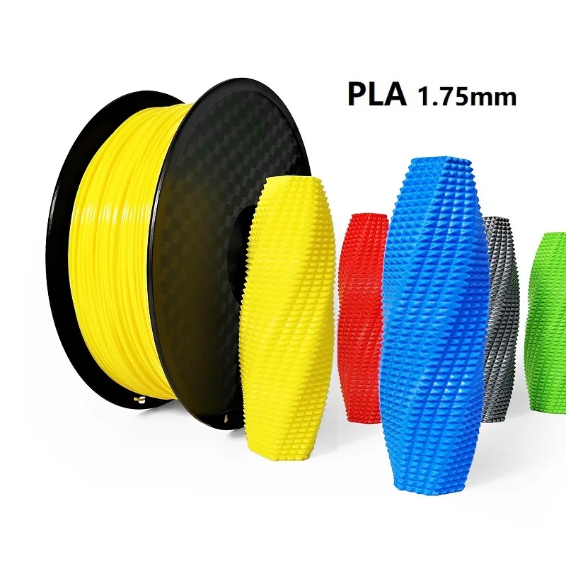 3D Printer PLA Filament 1.75mm 1kg/500g/250g PLA Black Silver 3D Printing Pen Supplies Accessories Plastic 3D Printing Material