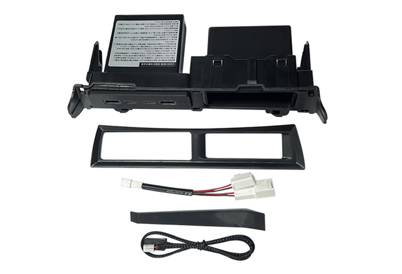 Console USB Hub For Toyota Alphard Vellfire 30 Series 2015-2023 45W Quick Charging 4 Ports Docking Station Splitter Adapter