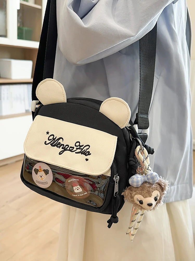 

Original Daily Bags Versatile Crossbody Bags cute Transparent Shoulder Bag Schoolbag Female Women Handbags