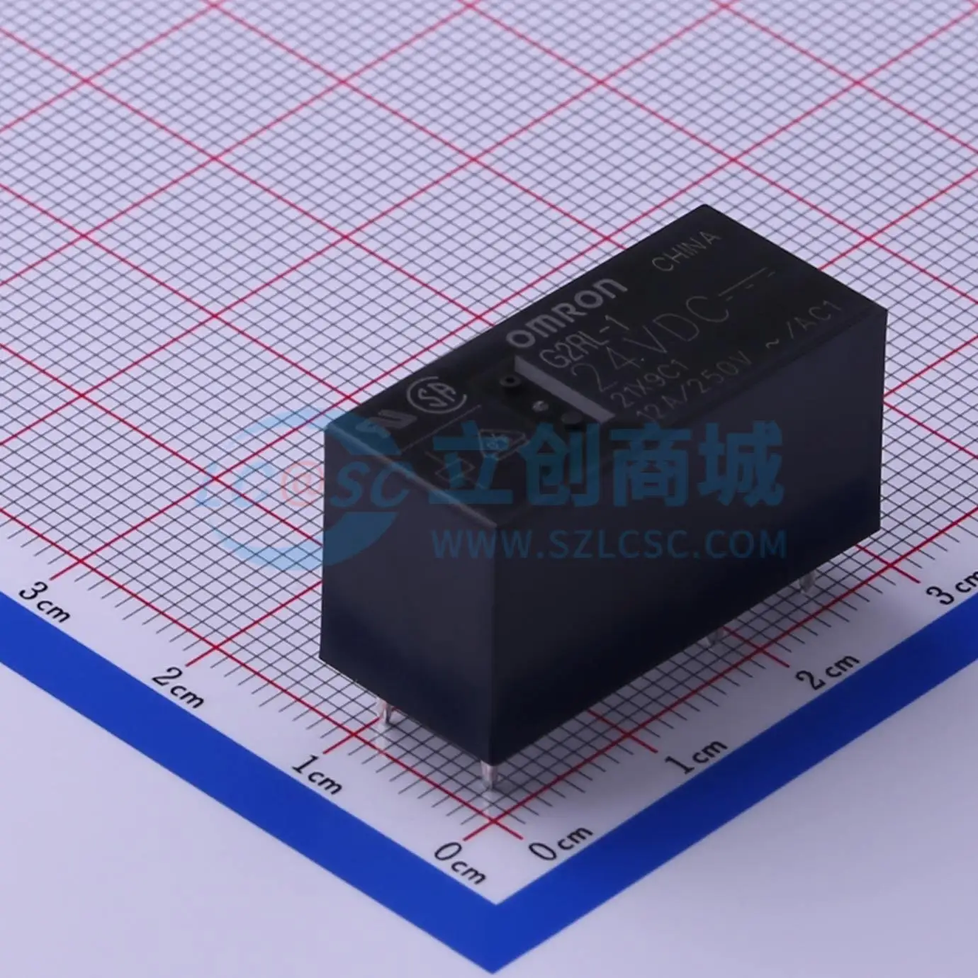 

8pcs G2RL-1-DC24 24V 28.8x12.5mm SPDT Power Relay PCB Electronic Switch