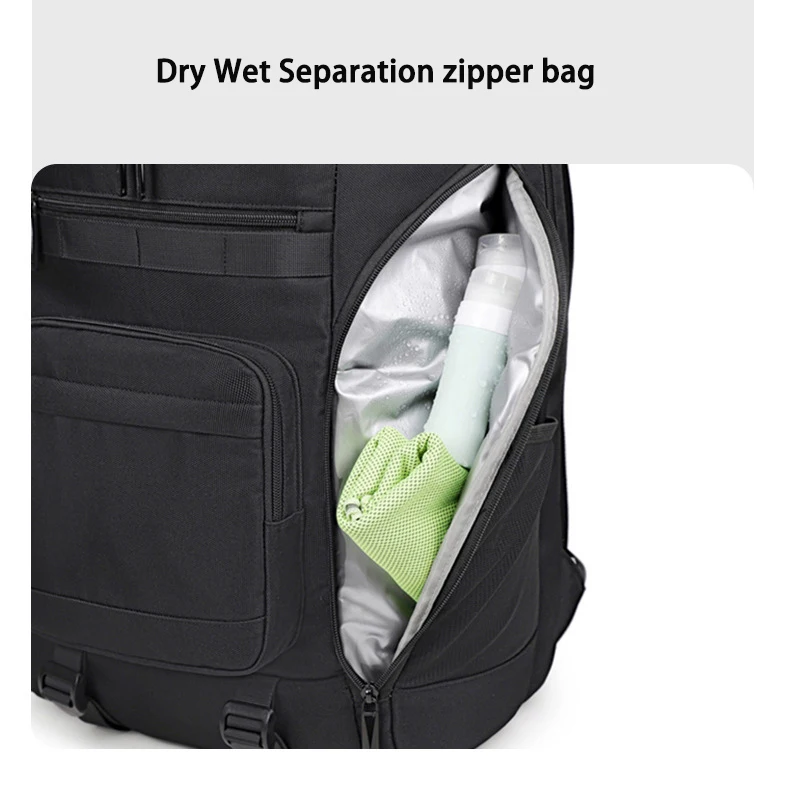 Badminton Racket Bag, Tennis Racket Backapck, Large Capacity Sports Bag Dry Wet Separation Outdoor Training Backpack, Gym Bags