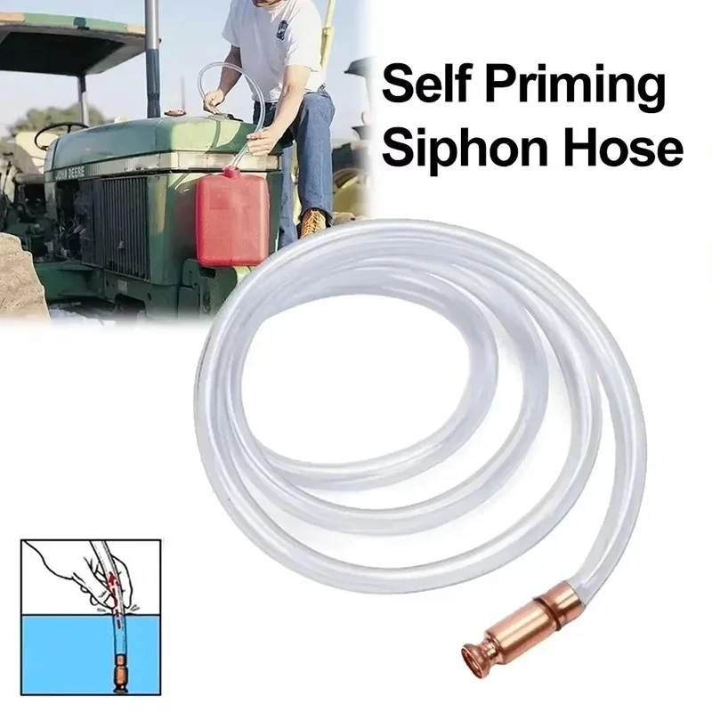 Shake A Pumping Pipe Copper Siphon Pumping Refueling Pipe 1-3m Manual Pump Oil Pipe Plus Urea PVC Pipe Diesel Self Priming Tools