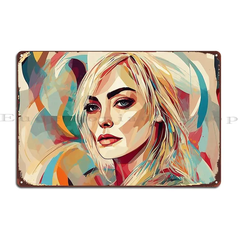 Digital Design Of Sharon Stone 2 Metal Sign Printing Printing Wall Custom Kitchen Mural Tin Sign Poster