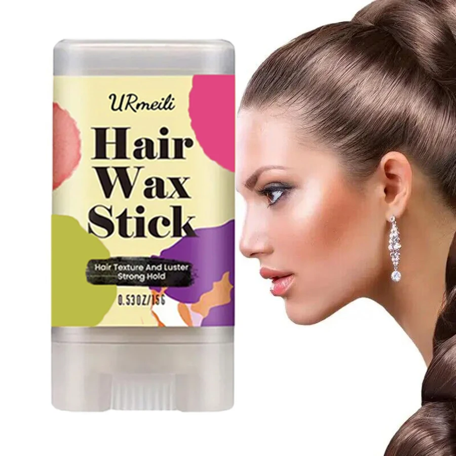 Hair Wax Stick，Strong Hold Hair Wax Stick Non-Greasy Slick Pomade Styling Hair Tidy Neat Looking Hair Care Accessory