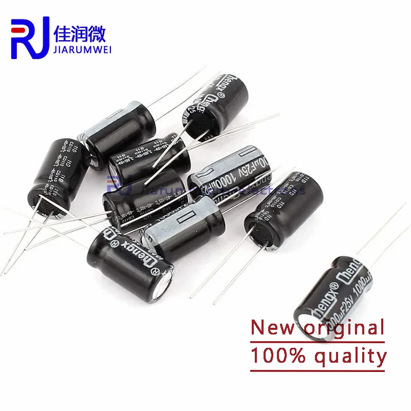 (20/50piece) Aluminum electrolytic capacitor 25V 10UF 22UF 33UF 47UF 100UF 220UF 330UF 470UF 1000UF 2200UF 3300UF Original stock