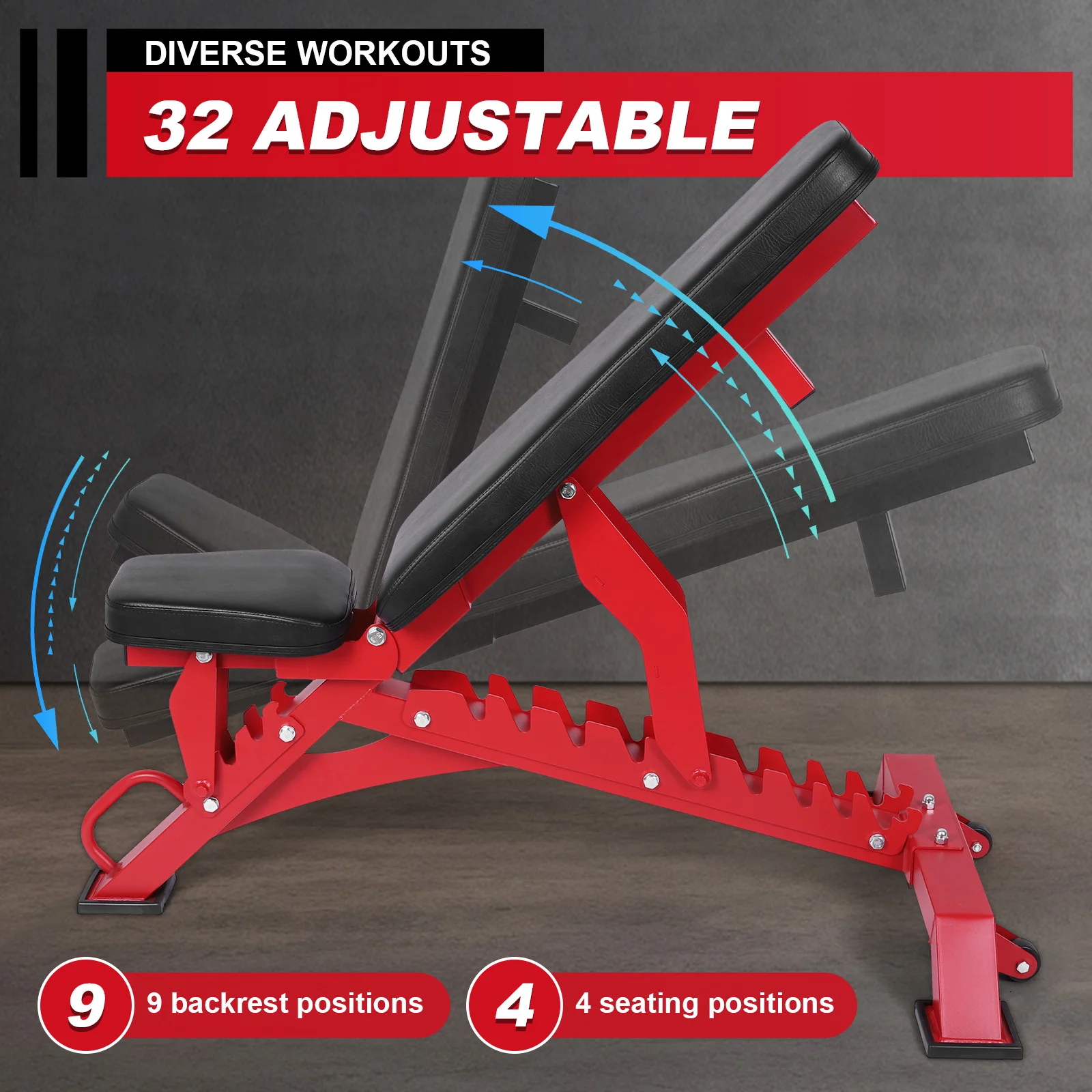 

Weight Bench Adjustable Strength Training Bench Bench Press Bench for Bench Press and Full-Body Workouts