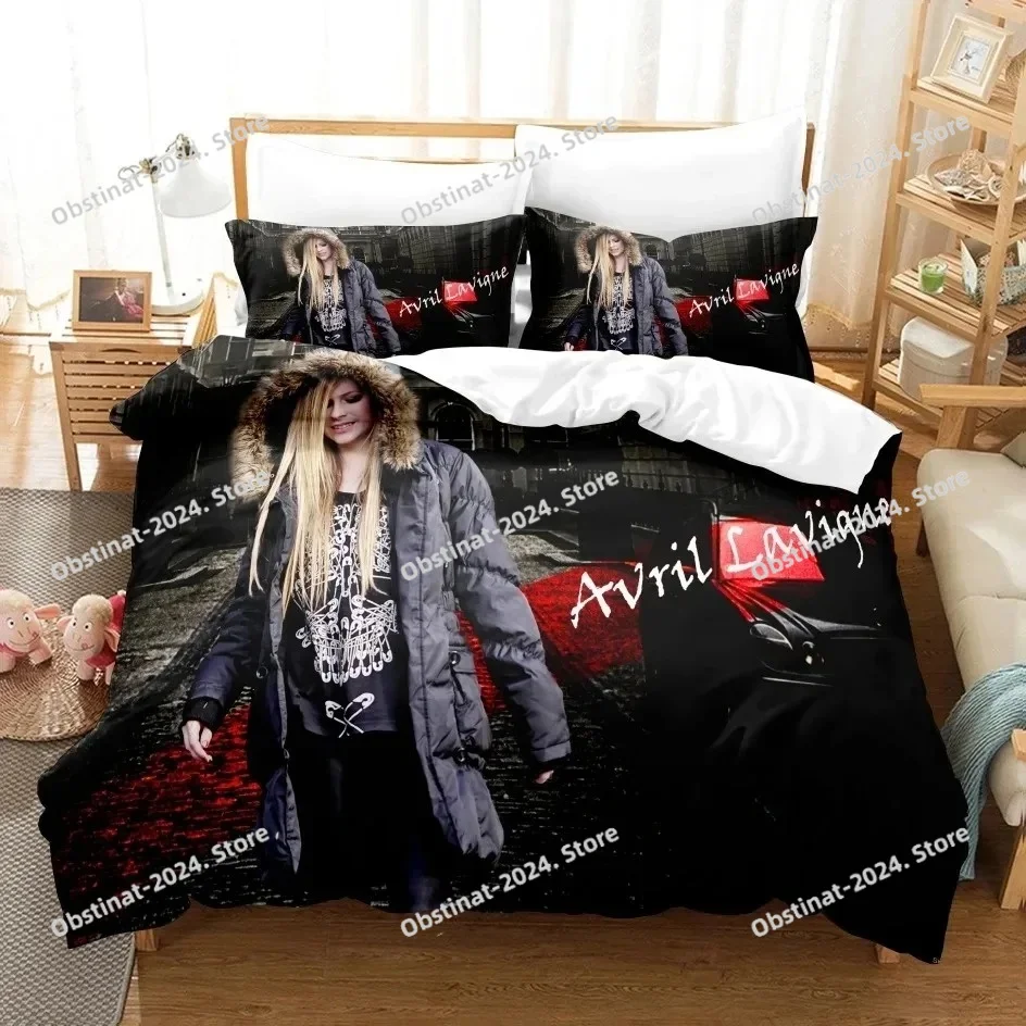

Avril Lavigne Bedding Sets Exquisite Bed Supplies Set Duvet Cover Bed Comforter Set Bedding Set Girls Birthday Gift