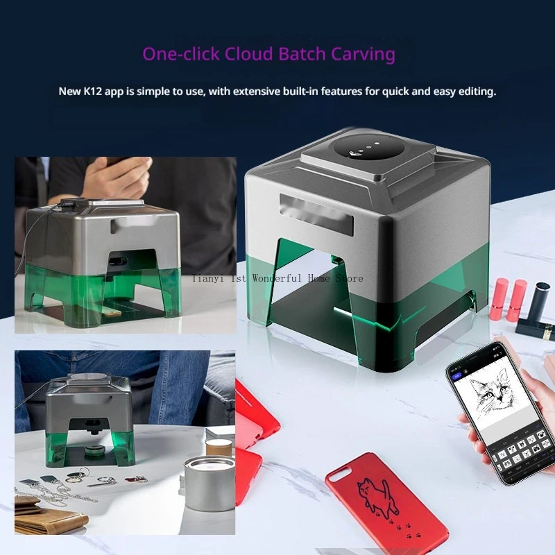 

Коммерческий многофункциональный лазерный гравер для настольного использования, для дома и офиса, для гравировки по металлу, резак MH50DKJ