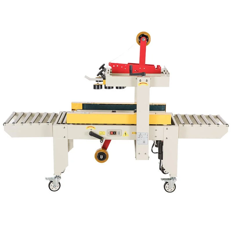 For FXJ-4030S semi automatic left and right drive belt tape box carton tape sealing machine