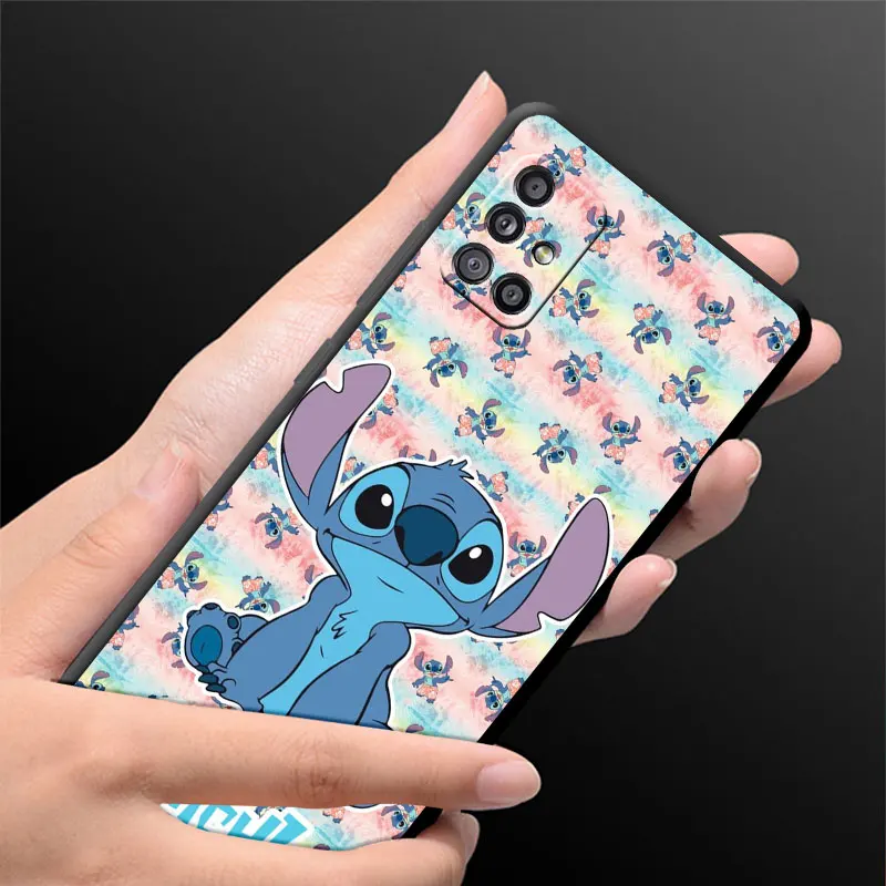 Case For Samsung Galaxy A50 A70 A30 A20e A40 A03 A03s A04 A10 A02s Note 20 Ultra 10 Plus 9 8 Phone Cover Cartoon Lilo Stitch