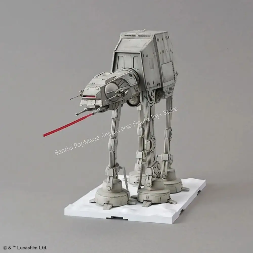 バンダイ 1/144 スケール スターウォーズ プラスチックモデルキット AT-AT アクションフィギュア 全地形対応装甲輸送車のおもちゃ 子供へのギフト