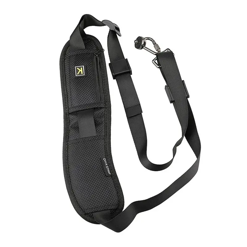 M52K-Quick Release Adjustable Camera Strap With Safety Tether Pouch For Sony Nikon Canon DSLR SLR Shoulder Strap