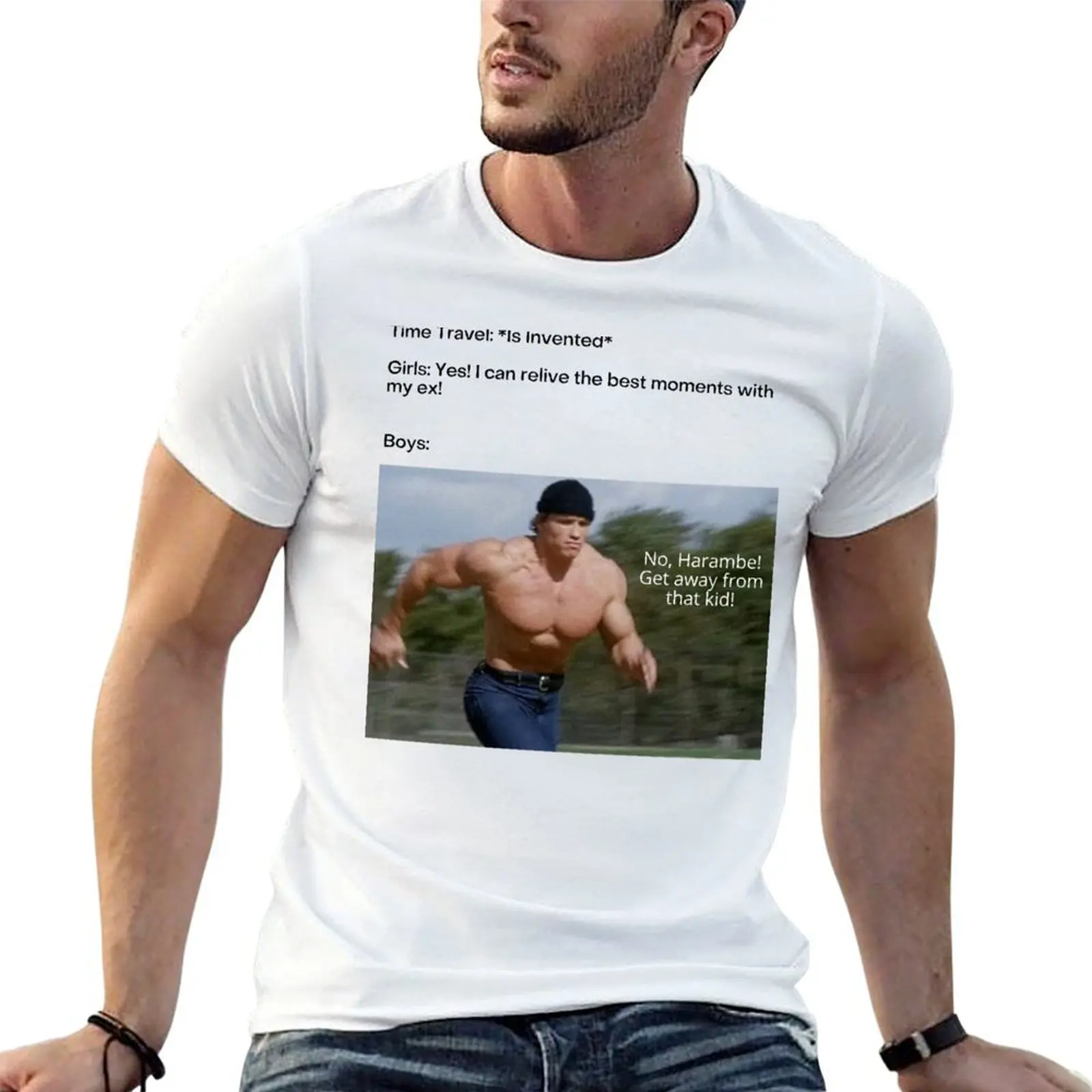Arnold Running Meme - Camiseta con meme divertido de Arnold, meme divertido, Exterminador del Futuro, Arnold viajando en el tiempo, Hércules en Nueva York