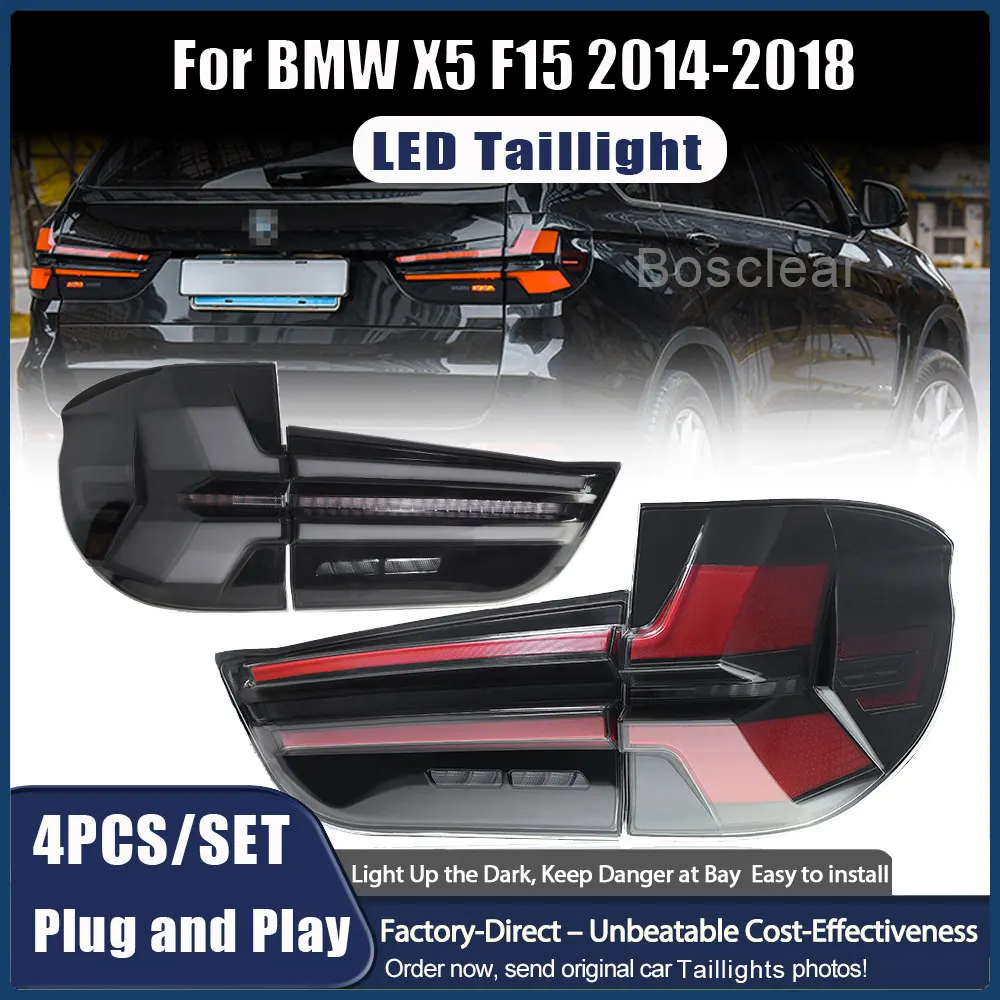 

Car Lights For BMW X5 F15 2014-2018 Taillight Rear Fog Brake Reversing LED Projetor Daytime Running Lamp Automotive Accessories