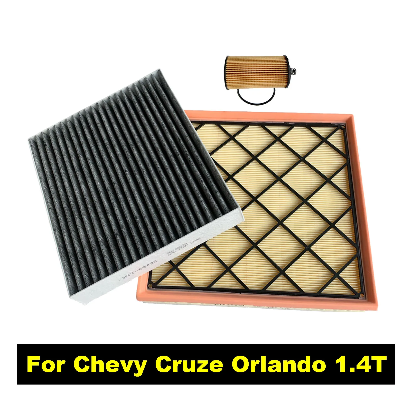 

2-3pcs Filter Set For CHEVROLET ORLANDO J309 1.4T 2012-2018 CRUZE J300 1.4 2010-2015 Engine AC Cabin Air Oil Filter Kit 13272719