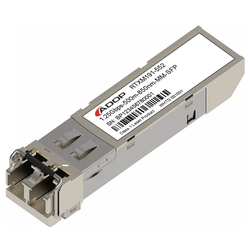 시스코 GLC-SX-MM ADOP 듀플렉스 LC MMF 트랜시버 모듈, 1000BASE-SX SFP 호환, 850nm, 550m DOM