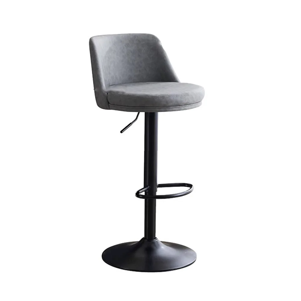 

Luxurious High-legged Swivel Bar Stool with Backrest,Adjustable and Comfortable Dining Chair for Your Home Bar or Kitchen Island