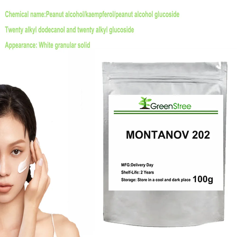 Cosmetic Raw Material Montanov 202  Seppic High Quality Eicosyl Docosalkyl Alcohol Moisturizing Can Be Used as Cream