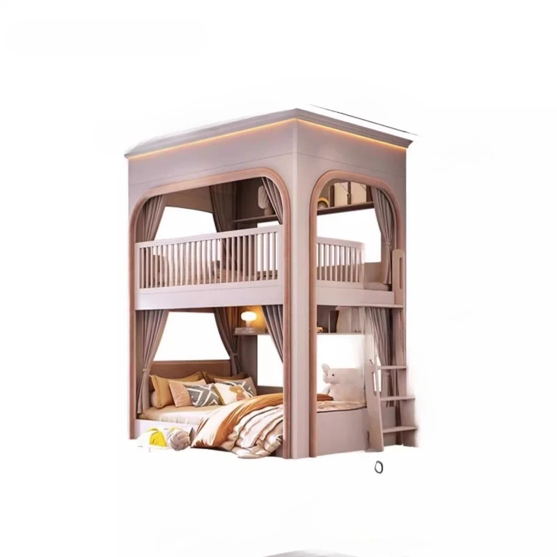 

bunk beds, small apartment does not disturb each other, siblings, children's beds, high and low children and mothers, slides,