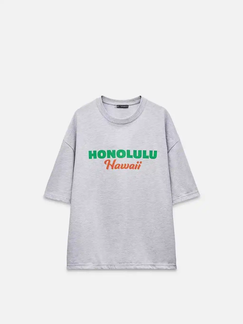 Waed Vintage round Ne ort Sve T-irt Street Sle Loose Fit Cotton Summer New Arrival Women's Faion 0085834 803