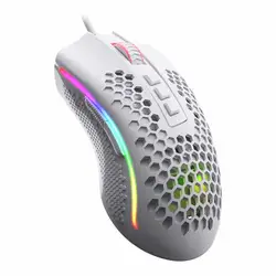 Redragon M808 Storm Lightweight RGB LED USB Gaming Mouse 12,400 DPI Optical Sensor 7 Programmable Buttons Precise Regist