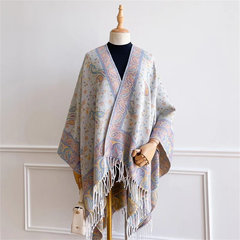 

Luxury Brand Autumn Cashmere Pashmina Shawl Scarf Lady Wrap Warm Winter Scarves Blanket Print Female Foulard Poncho Stoles