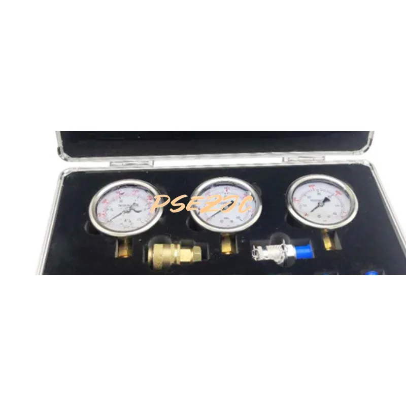 9-section Excavator Accessories Hydraulic Gauge Pressure Measurement Device Pressure Gauge Set