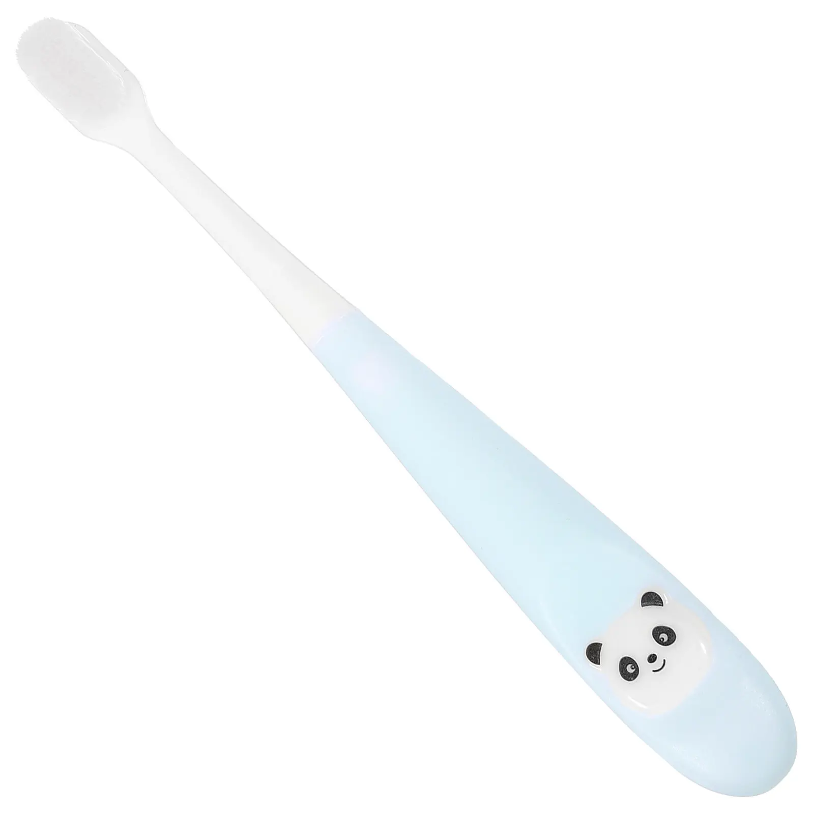 1Pcs Supple Bristle Children Toothbrush Panda Shape with Storage Bucket Safe Gentle Cleaning for Babies Teeth Training Manual