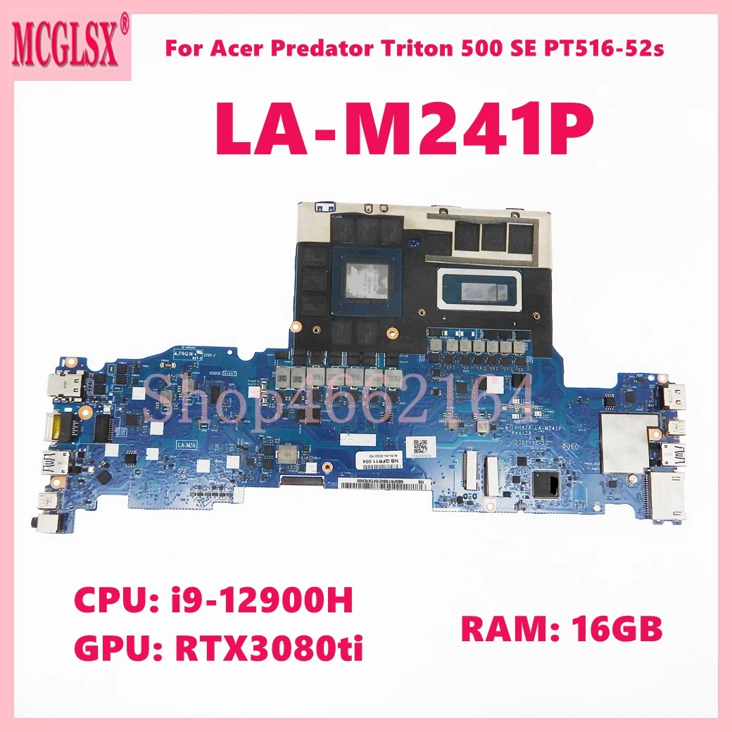 Ddr4 16Gb - LA-M241P met i9-12900H CPU, 16 GB