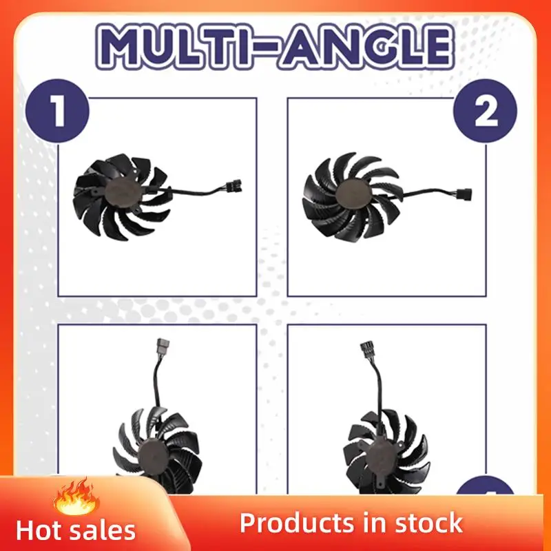 B53C 88Mm GPU Cooler Graphics Card Fan For REDEON AORUS RX580/570 GIGABYTE GV-RX570 AORUS GV-RX580AORUS