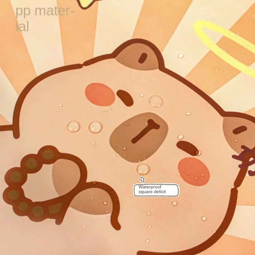 Vertical Capybara File Storage Holder Bellows bag 13 Pockets Capybara Homework Orginizer Large Capacity Waterproof