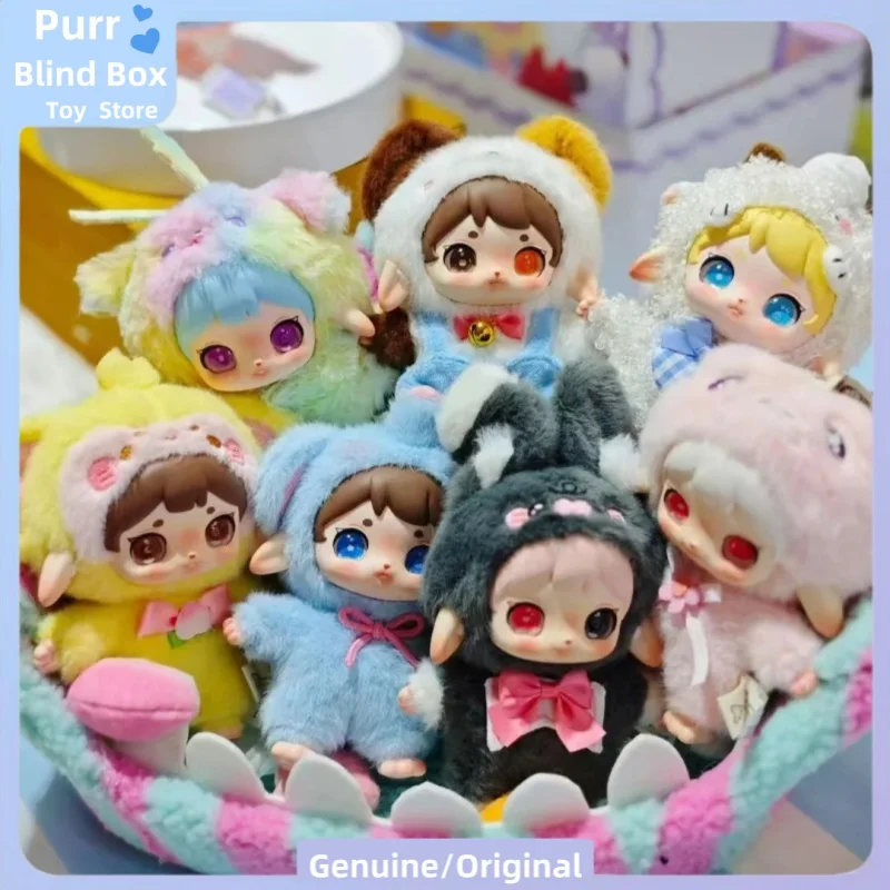 

Genuine Ruby Happy Fluffy Blind Box Cute Plush Vinyl Doll Mystery Box Bag Decor Pendant Room Ornament Toys Birthday Girl Gifts
