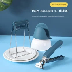 Tongs and Tongs for Lifting Hot Food Bowls Kitchenware Pots and Plates From Instant Pot Microwave Air Fryer Bowl Clamp Kitchen