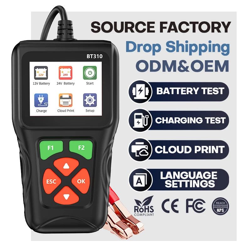 

New Arrivals Universal Auto Diagnostic Device BT310 Charging Test Battery Tester Obd2 Scanner Diagnostic Tool