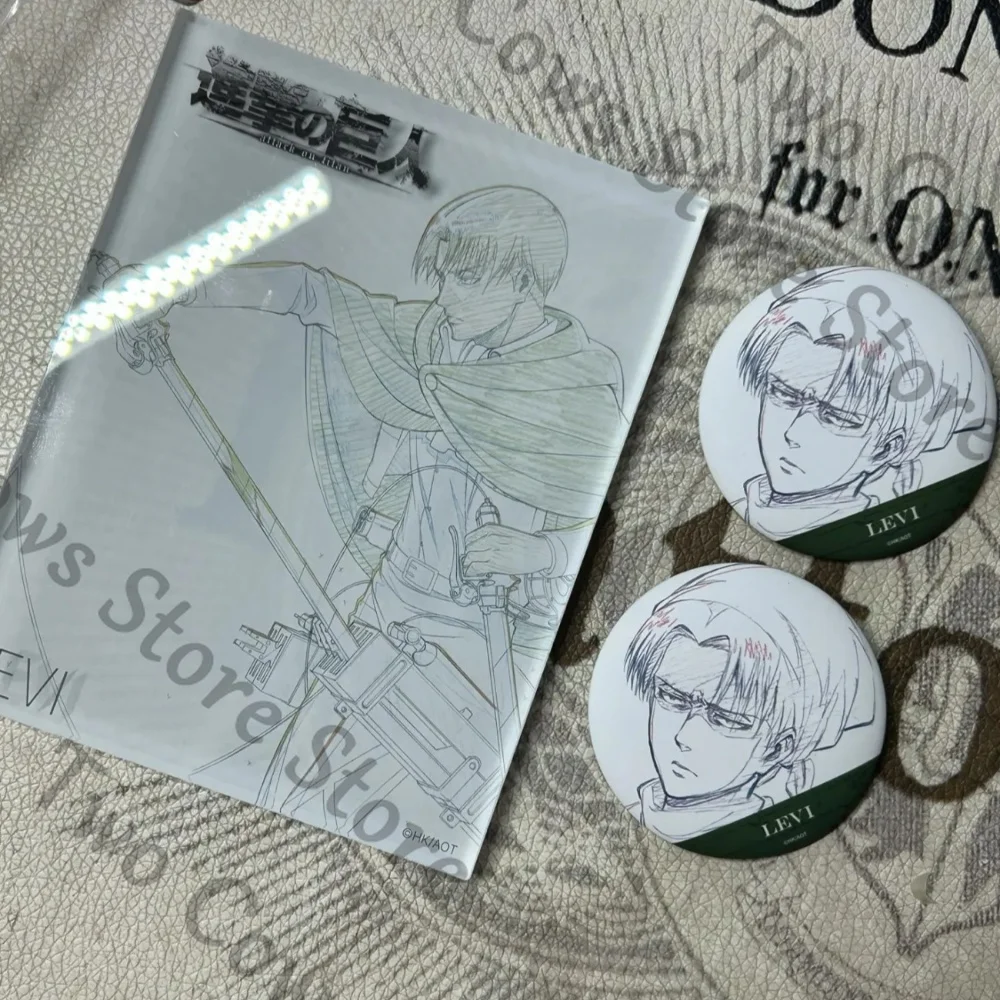 attack-on-titan-levi-ackerman-eren-jaeger-armin-arlert-colleghi-quadro-originale-in-acrilico-articolo-periferico-originale