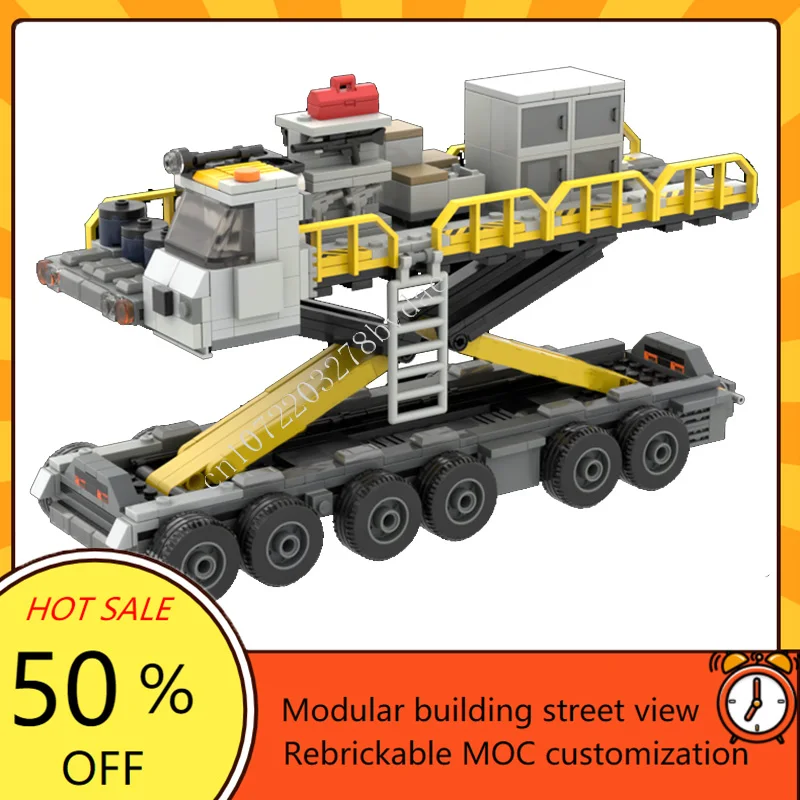 

647PCS MOC City Transportation RDA Container Loader Model Custom Puzzle DIY Creative Education Assembly Puzzle Xmas Toys Gift