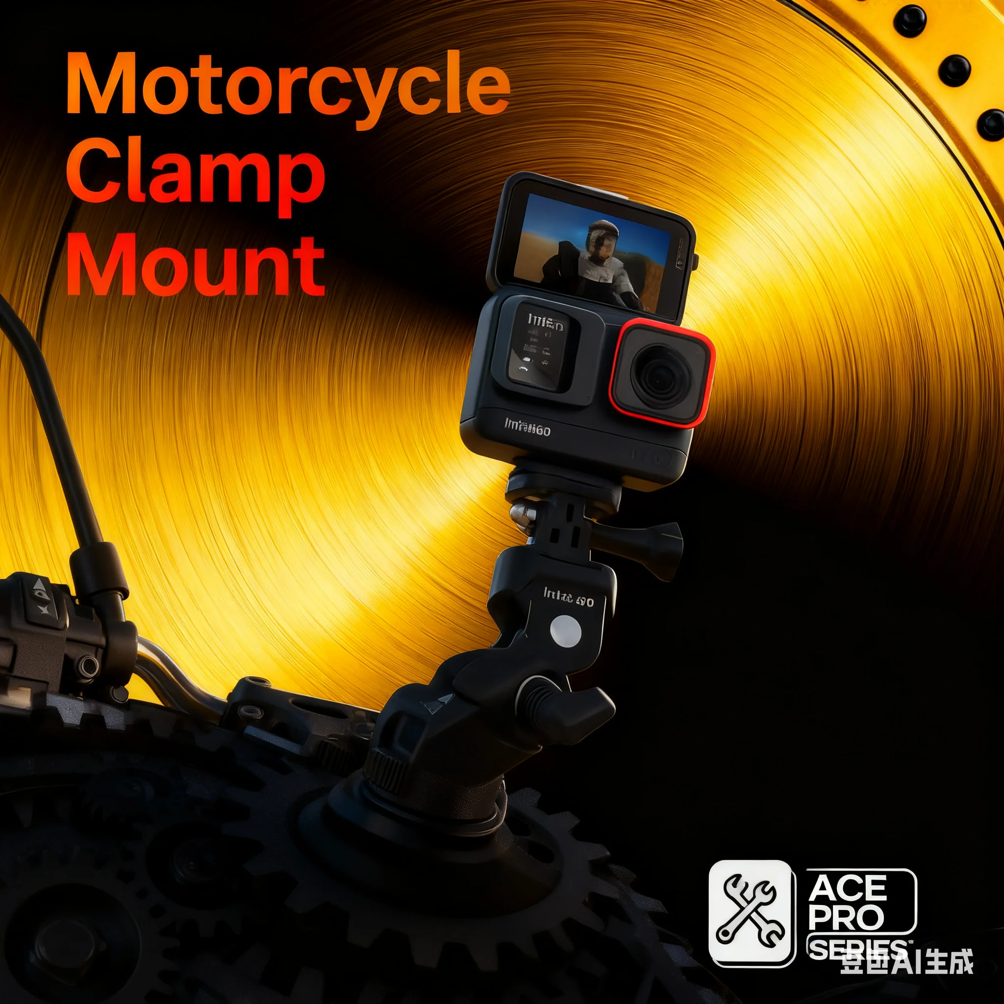 

Сверхмощный зажим + быстроразъемное основание Ace для Insta360 Ace Pro 2/Ace Pro — устойчивая ручка, быстрое крепление