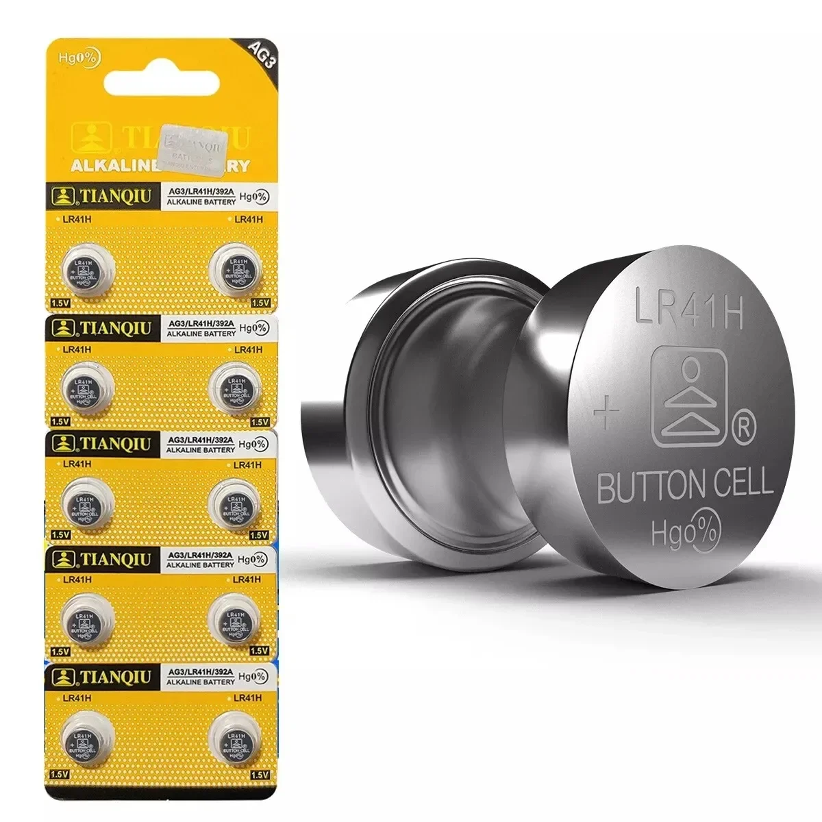 

10-200PCS AG3 LR41 Button Cell Battery High Capacity L736 392 384 192 1.55V Button Battery For Watch Car Key Remote Control Toy