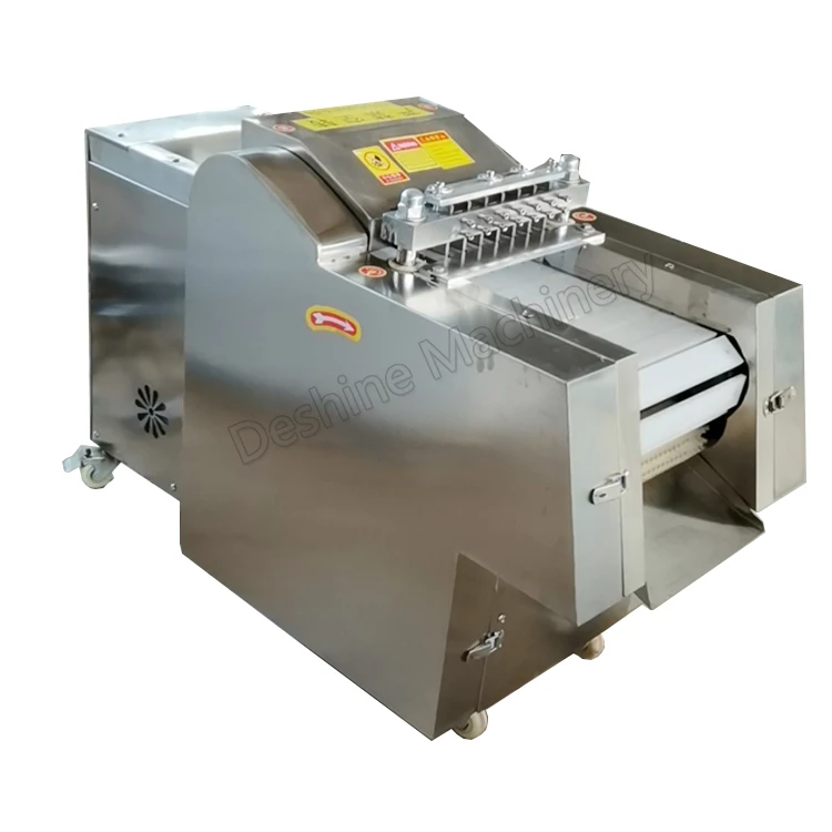 Commerical Frozen Chicken Cube Cutter / Big Meat Dice Cutting Machine / Fish Meat Dicing Machine