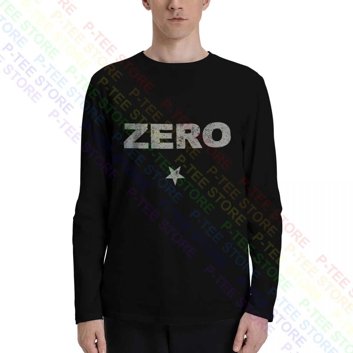 The Smashing Pumpkins Zero Distressed Packaged Long Sleeve T-Shirts T-shirt Tee Rare Design Hipster Streetwear