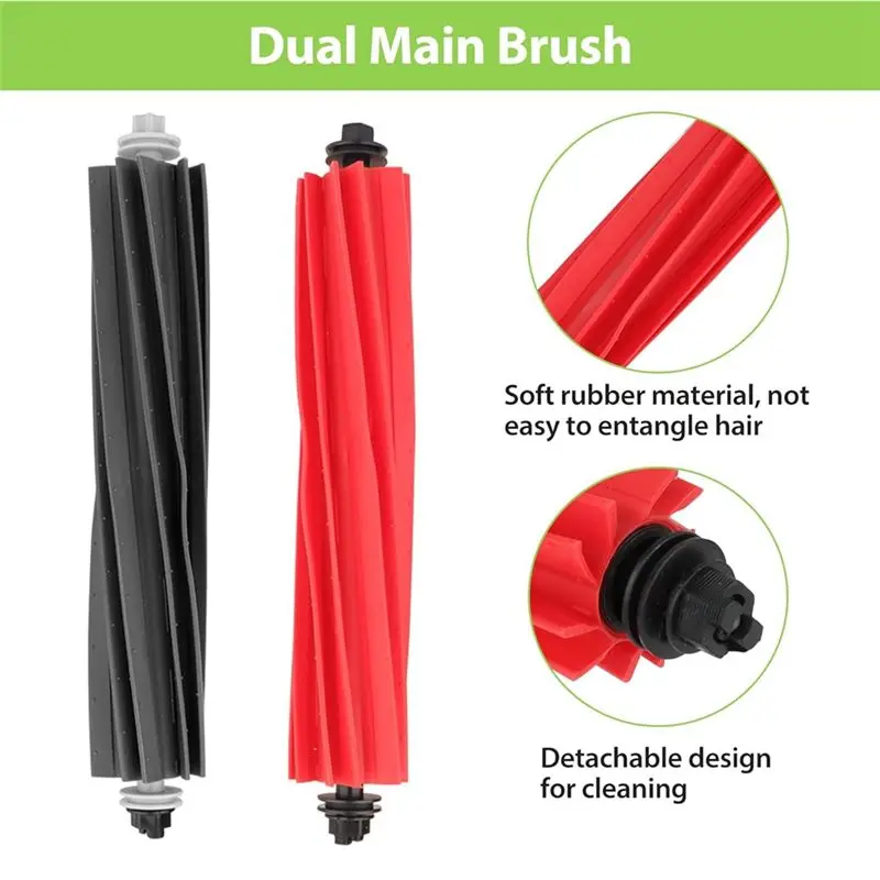 B25B Replacement Parts Kit For Roborock S8 Pro Ultra Robot Vacuum, Accessories Ain Side Brush Hepa Filter Mop Cloth Dust Bags