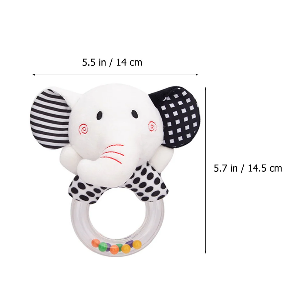 Baby Tafelbel Rammelaar Baby Cartoon Grip Schudgeluid Draagbaar voor pasgeboren concentratie en intelligentiegroei