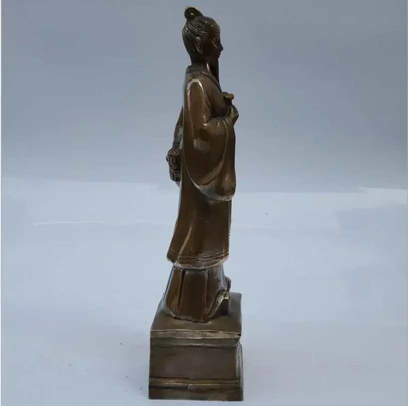 SCY 2017 924+++Manufacturers selling antique bronze copper Bian Que portrait old doctor Bian Que.