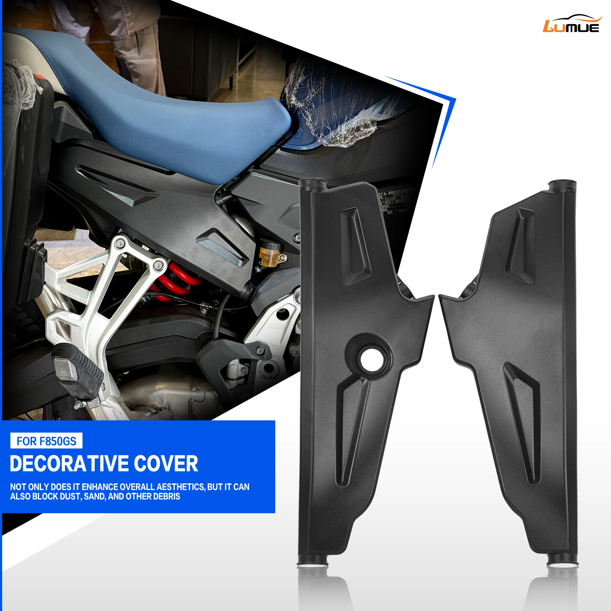 

Motorcycle Left&Right Side Panel Infill Frame Guard Protector Cover For BMW F750GS F800GS F850GS